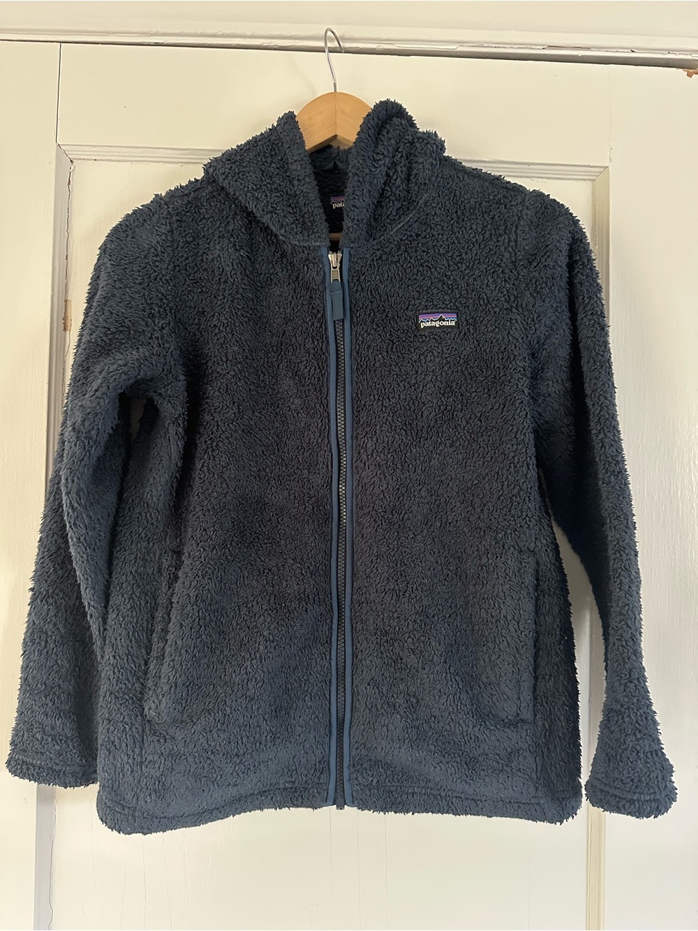 Patagonia Sherpa Fleece Jacket in Navy